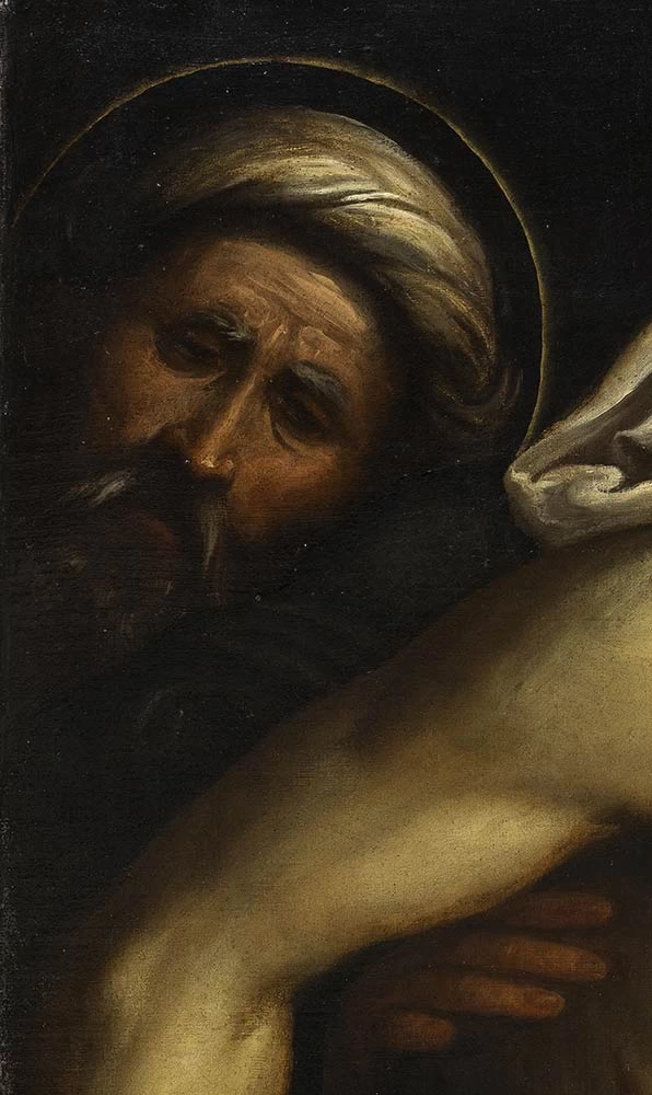 Il Romanino-360-Deposizione di Cristo nel sepolcro - dettaglio 2
